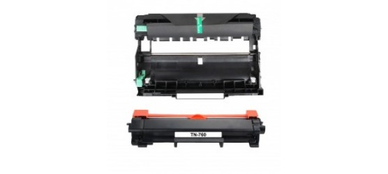 Brother TN760 Toner Cartridge and DR730 Drum Combo